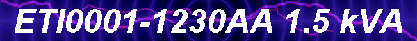 ETI0001-1230AA 1.5 kVA