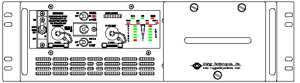 P/N: ETI0001-2227 Rugged MilSpec UPS Front Panel Layout